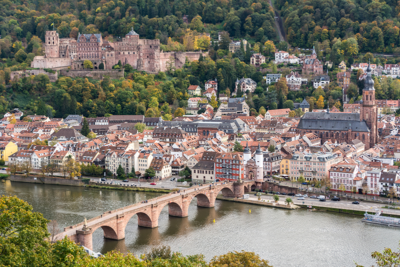 Heidelberg von oben